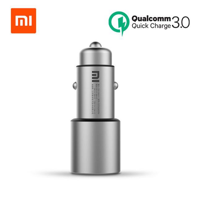 Xiaomi Mi Car Charger Dual USB Fast Charging QC 3.0 - CZCDQ02ZM (ORIGINAL) - Silver