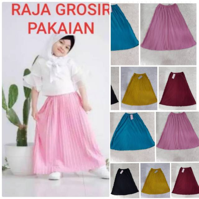 ROK PLISKET ANAK PREMIUM UMUR 2-10 TAHUN