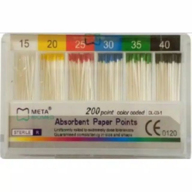 Dental Absorbent Paper Point #15-40 #45-80