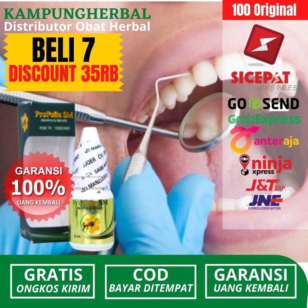 Obat Tetes Sakit Gigi_Pembersih Gigi_Propolis SM BPOM
