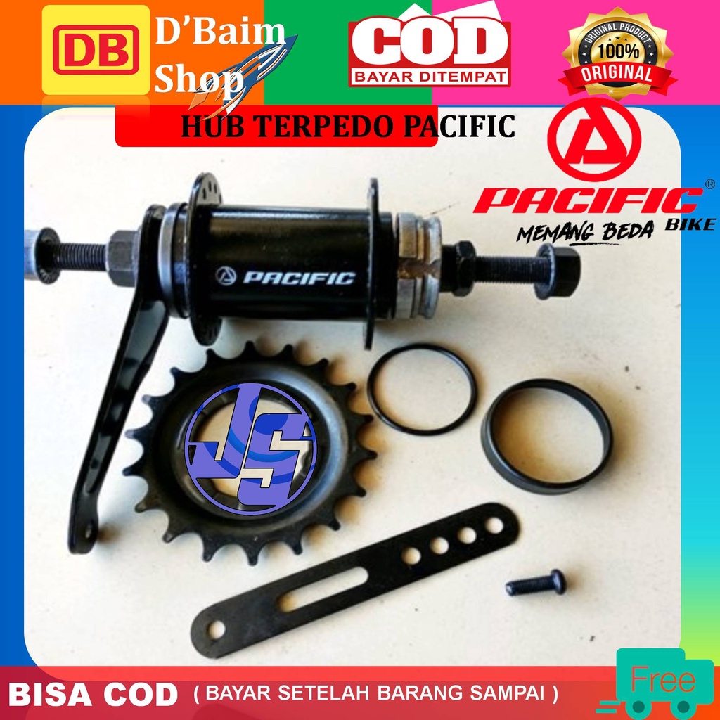 Hub Terpedo Sepeda Pacific 36 Lubang Rem Terpedo SP-B403