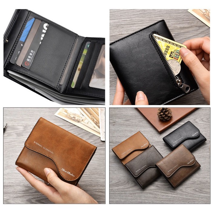 Dompet Lipat Kulit Pria Dompet Deabolar K3202-2