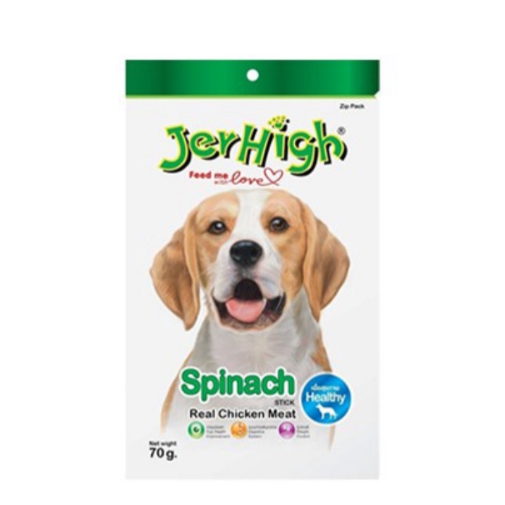 Jerhigh 70 gram Cemilan - Snack Anjing - Chicken Meat Dental Stick All Varian