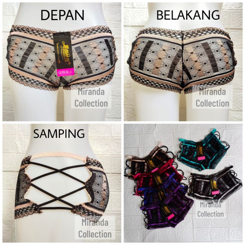 Celana Dalam Mini / CD Mini Sexy Import Full Brukat - Yaleisixiu