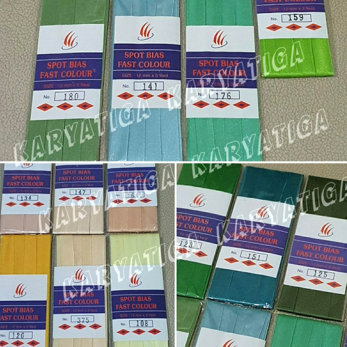 Bisban Satin Polos Lebar 1.2 Cm Panjang 3 Yard - Part 2