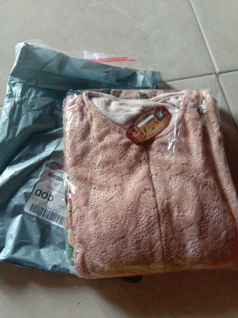 Couple Cindrawasih Maxi Gamis Premium Sogan Sarimbit Gamis Batik Klok Muslim Pesta