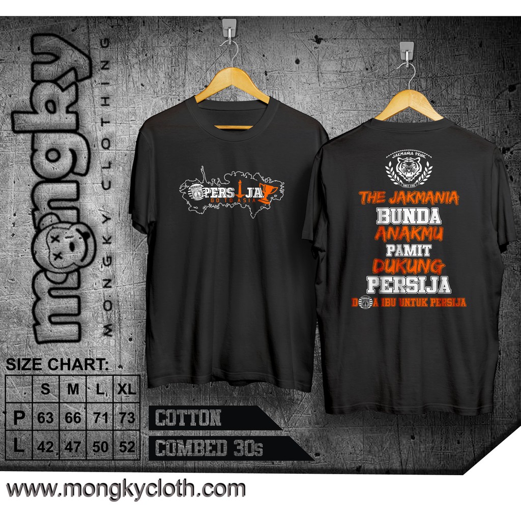 Kaos Suporter Persija Shopee Indonesia