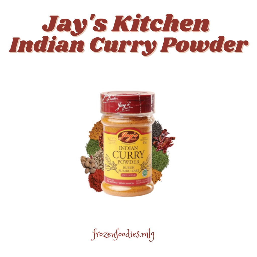 

Jay's Kitchen Indian Curry Powder ( Kari Bubuk India ) 65gr - Ready Malang