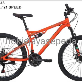  Sepeda  Gunung  Exotic  2613 MTB  Full suspension Shopee  