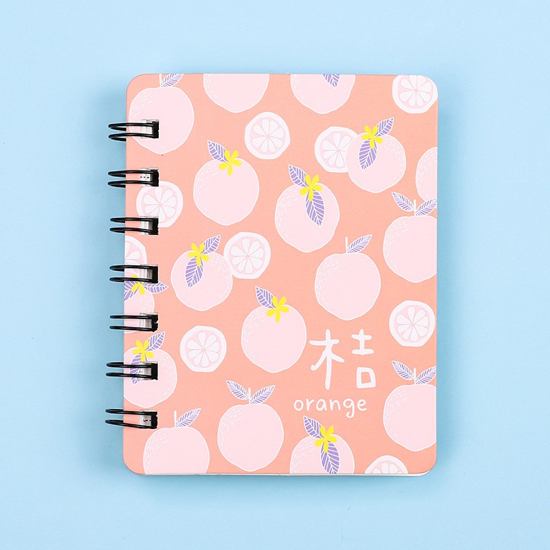 [DZ] ST232 - Note Book Spiral Buku Tulis Catatan Kecil Karakter Lucu-Orange