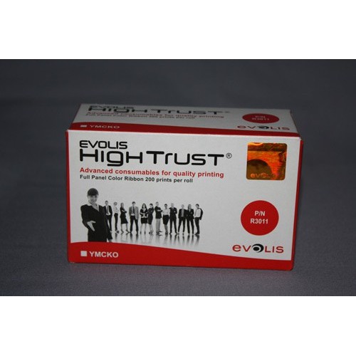 Ribbon evolis phebble 4 ymcko color - 200 Print PN R3011 ORIGINAL