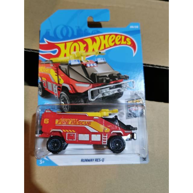 Hot Wheels Runway res-q airport resque pemadam kebakaran bandara hotwheels hw