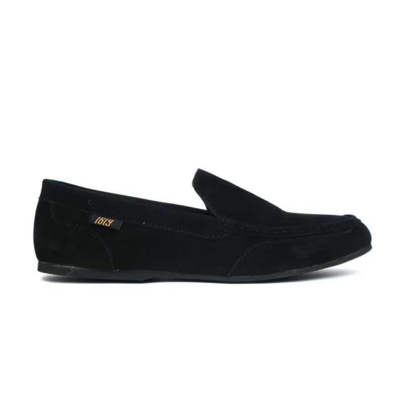 MODMEX BLACK Sepatu Slip On Pria Spatu Casual Santai Main Selop Santai Slop Kerja Kondangan Keren Murah