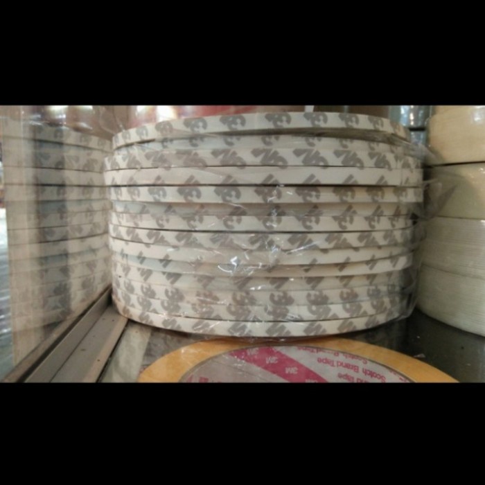 

Wow 3M Dobel Tape 9080 6Mm X 50Mtr - Double Tape Tahan Panas Terbatas
