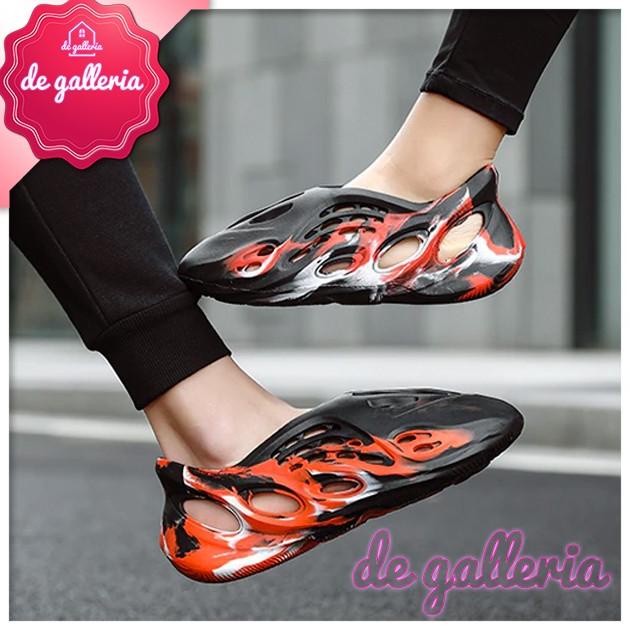 Sepatu Sandal Pria Wanita Korea Sepatu Karet Santai Pantai Kekinian