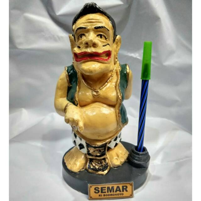 Pajangan Miniatur Wayang Semar+ Tempat Pensil