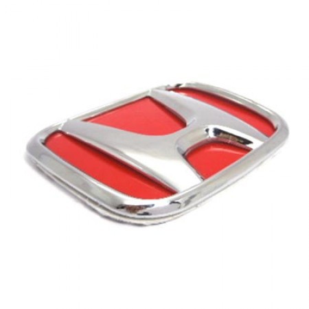 Red Emblem HONDA HRV Brio Jazz Civic Ukuran 12.3x10cm Logo Honda Merah