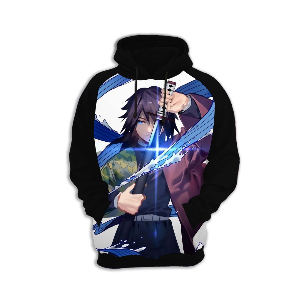 HOODIE JACKET 3D GIYU TOMYOKA ALL SERIES DEMON SLAYER FULLPRINT