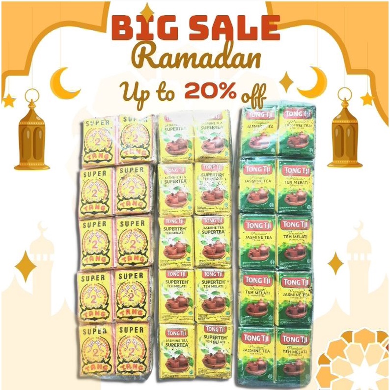 

Teh 2Tang Tong tji Super Kuning Premium 1 Slop Isi 50pcs 2 Tang Oleh-oleh Khas Tegal Slawi Melati Wangi Sepet Legi