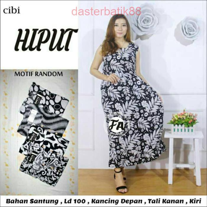 DASTER BATIK Cibi hitput BATIK JOGJA
