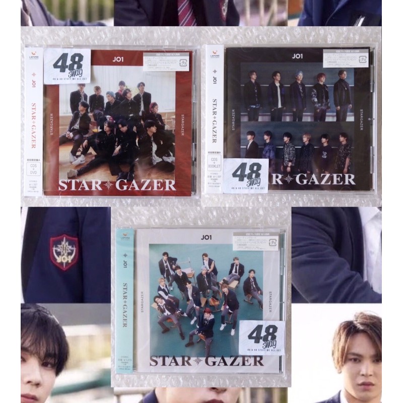 Single JO1 - STARGAZER Type A/B/Regular (NO BONUS TRADING CARD)