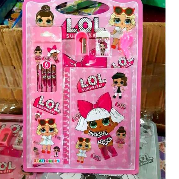 

NEW Ξ Paket Study Set LOL Komplit 10 in 1 Alat Tulis KFD3 ... ... ..