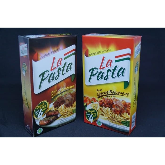 La Pasta Spaghetti Instant Rasa Spicy Barbeque 57gr