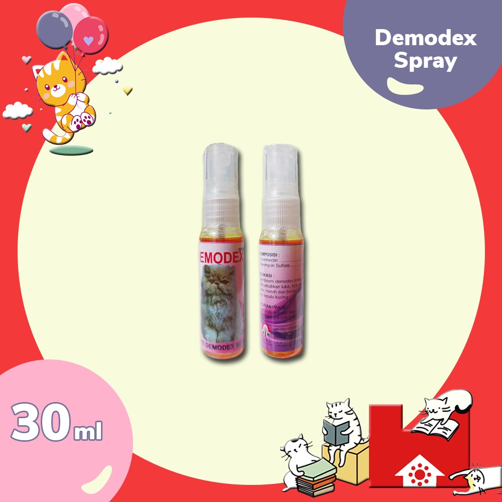 Promo DEMODEQ SPRAY 30ml | Obat Untuk Penyakit Kutu Tungau Mites Caplak DEMODEX Spray 60 ml