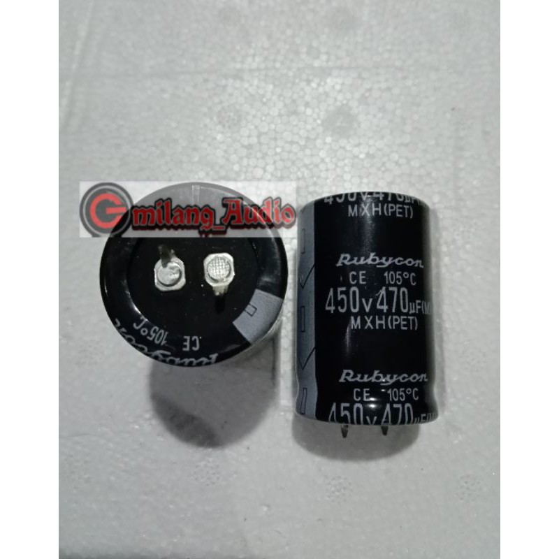 ELCO 470uf 450v Rubycon Original