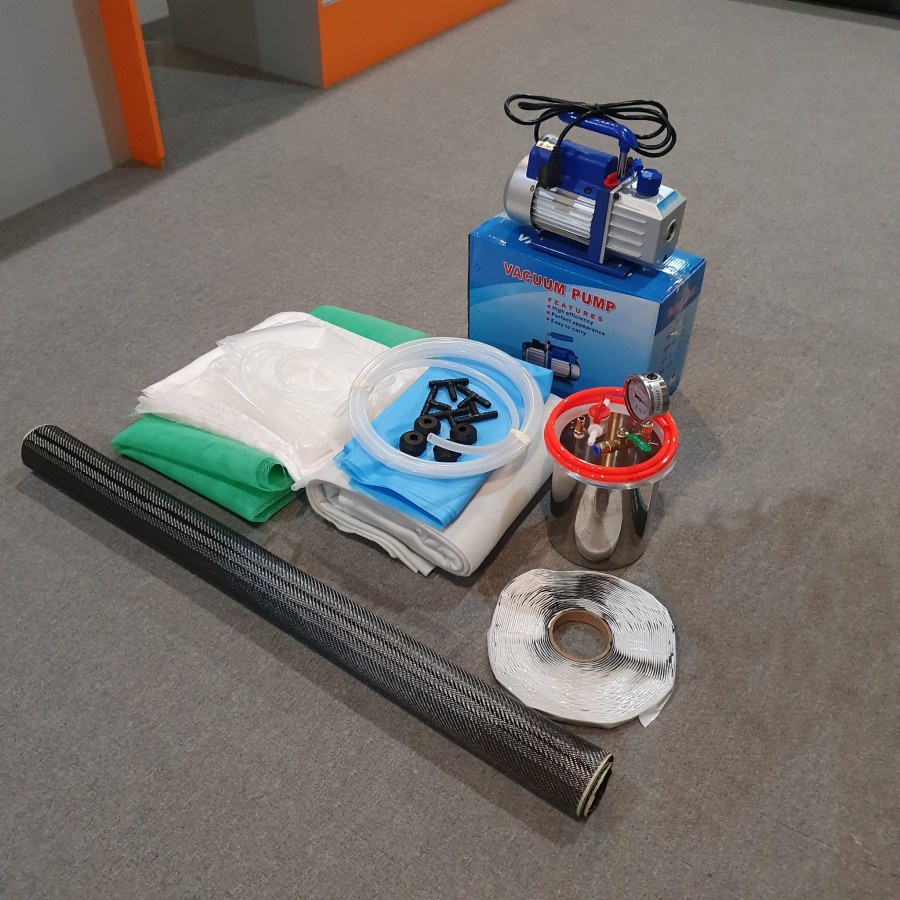 Vacuum Infusion Process VIP Starter Kit / Vacuum Carbon / Carbon