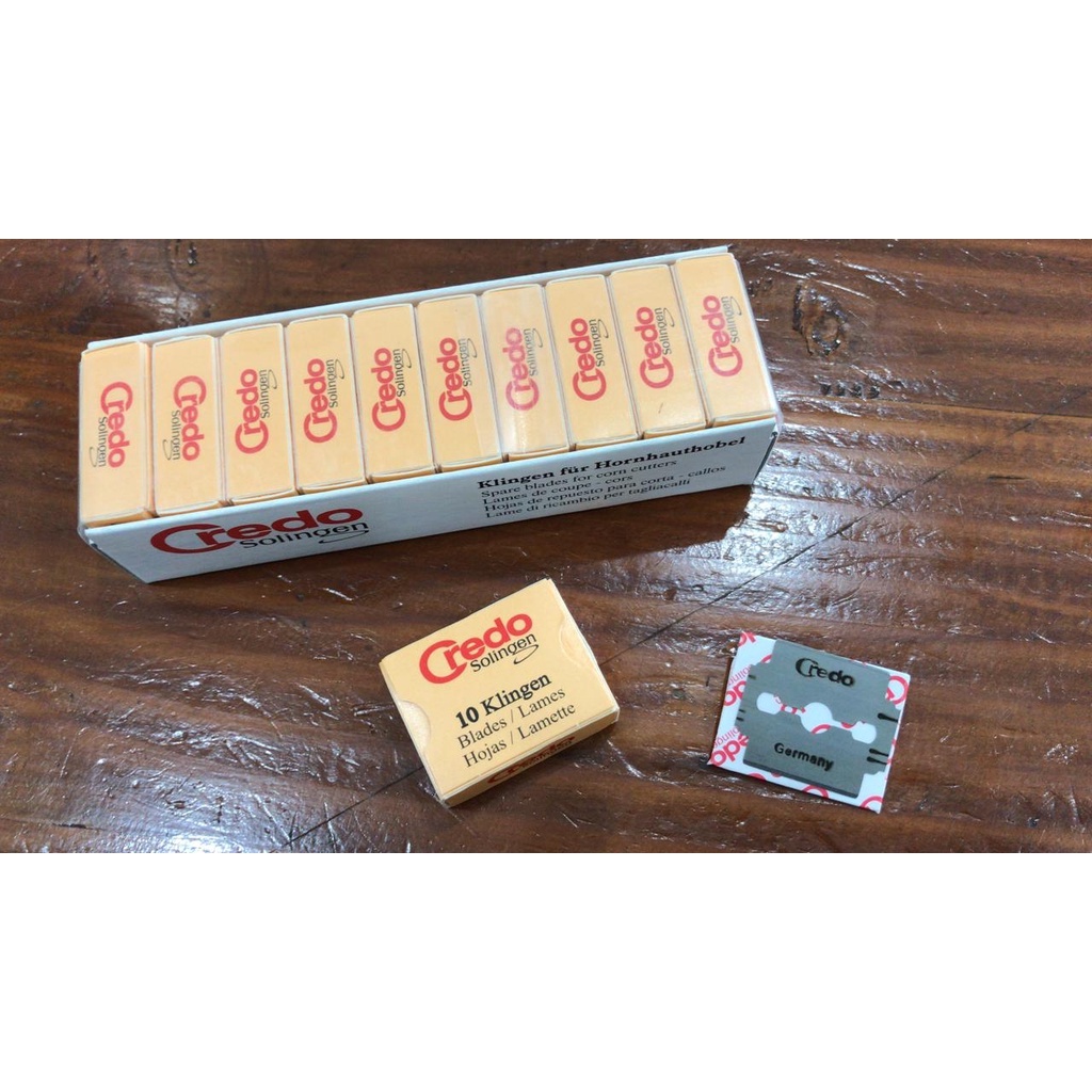 ☑️ YK ☑️ SILET Credo Solingen Pisau Penghalus Kulit Mati Kaki pisau cukur