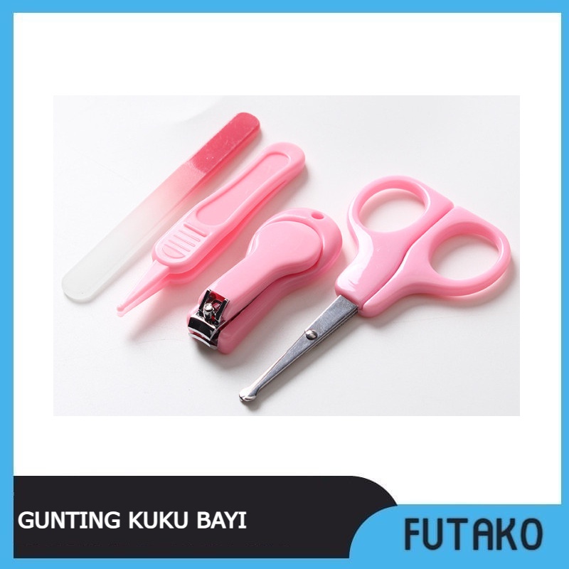 FUTAKO Gunting Kuku Bayi Set 4 in 1 Baby care Nail / Manicure Baby