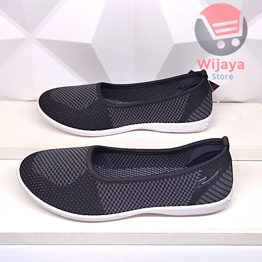 Sepatu Slip On Rajut Wanita New Era Berries Model Flat Ballerina yang Nyaman dan Modis