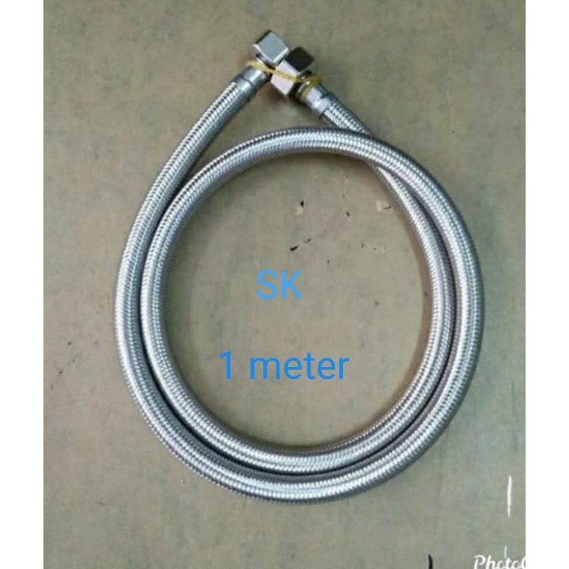 Selang Fleksibel Anyam 30cm - 100cm - Selang Flexibel Closet Wastafel Kamar Mandi - Selang Shower