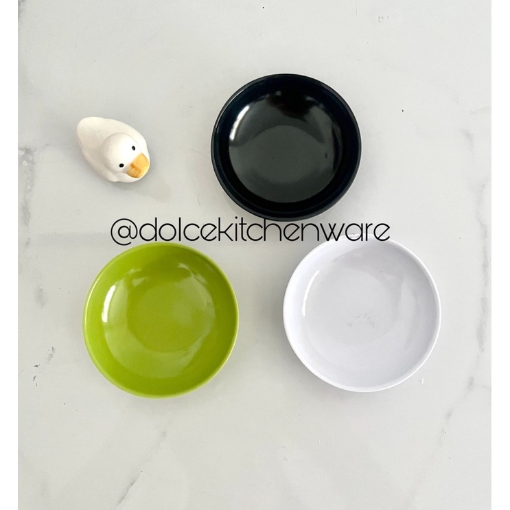 Pisin Tempat Sambal Bulat Kecil Melamin Asli Golden Dragon P3