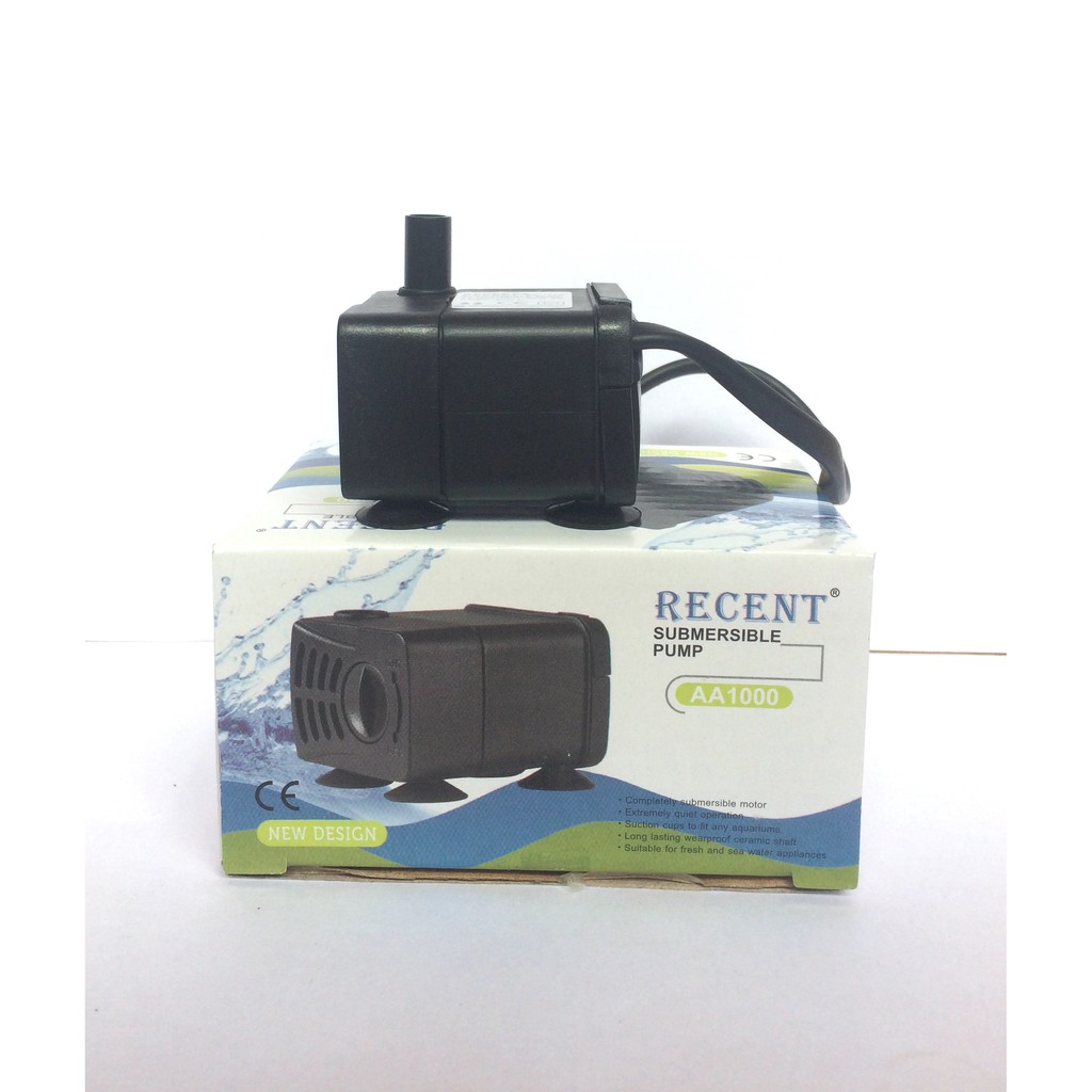 Recent AA1000  Mini Pump Pompa Celup  Akuarium Aquascape