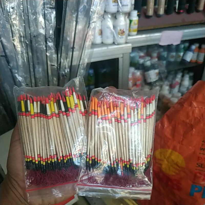 jual pelampung pancing/kumbul ikan mas jarum untuk mancing ikan mas terlaris termurah Salmanan