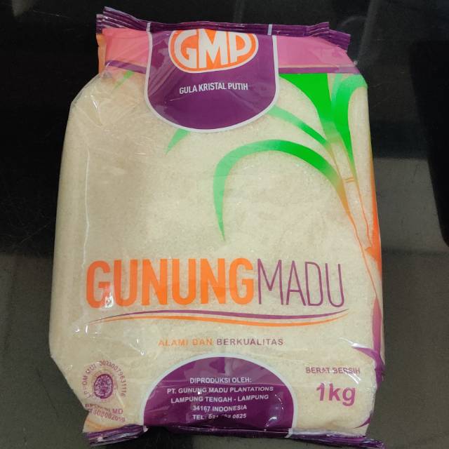 

Gula Pasir Kemasan 1kg GMP Gunung Madu 1 kg Murah Satuan