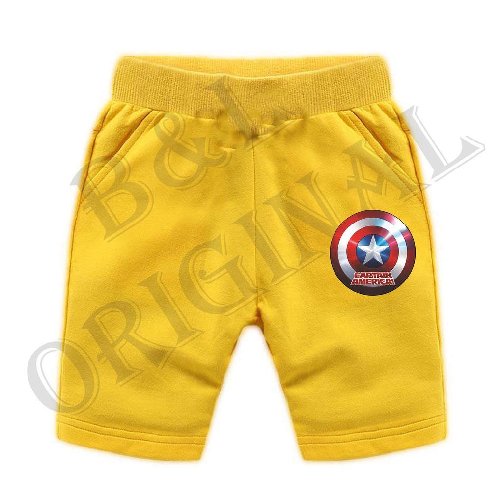 BS/COD/CELANA PENDEK CAPTAIN ANAK ANAK 1-7 TAHUN//REALPIC//GOOD QUALITY