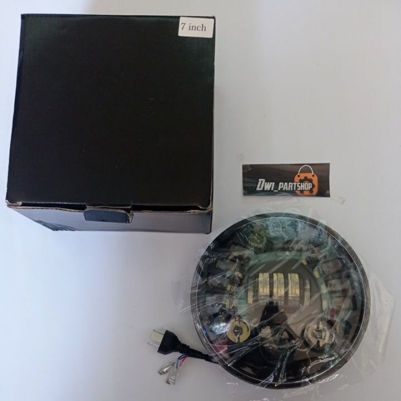 daymaker 7 inch pnp tiger barong, ninja, tilam, megapro, vixion, scorpio ada garansi