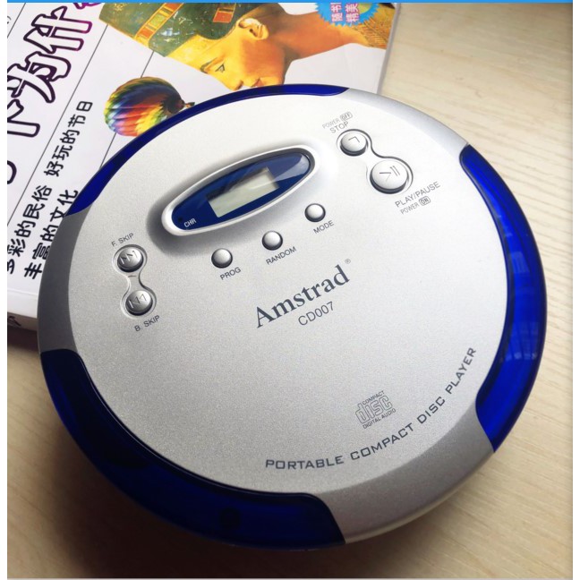 Cd Player Portable Dengan Lampu  Bahasa  Inggris  Shopee 