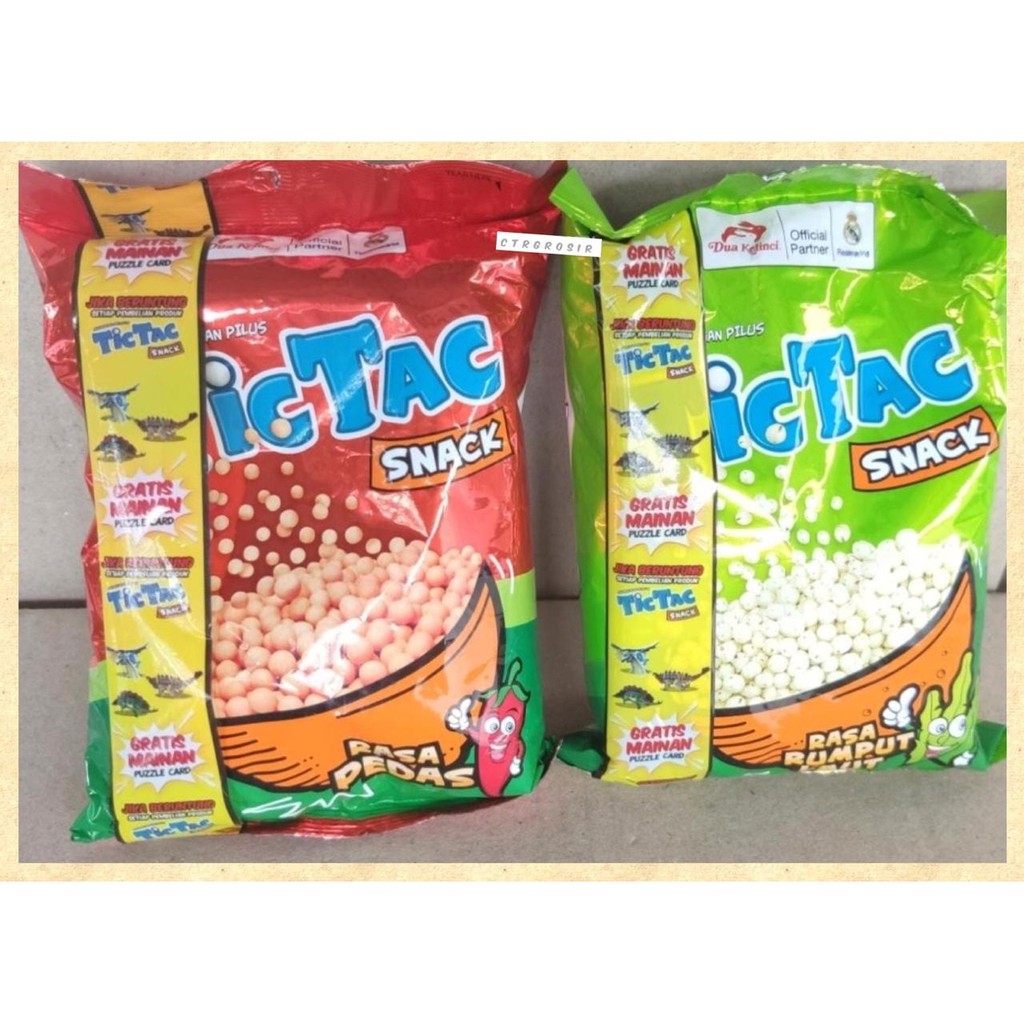 

SNACK TICTAC RUMPUT LAUT/PEDAS 90GR