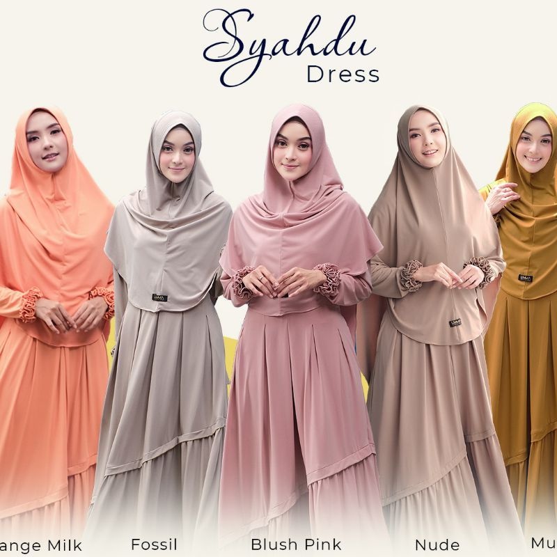 SYAHDU DRESS ONLY - GAMIS SYARI BY UMMA SYARI