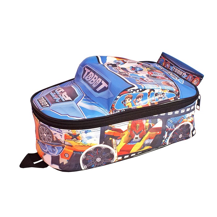 TAS RANSEL BENTUK MOBIL ANAK KARAKTER TOBOT/LOL/BATMAN/ULTRAMAN/SPIDERMAN/TAYO/POLI 8350