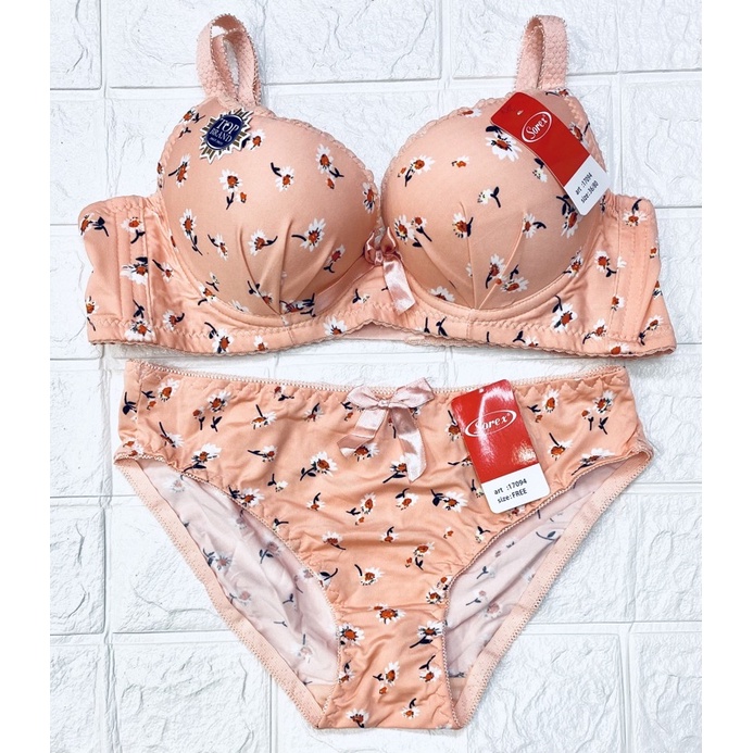 BH Set | Bra Set + Cd SOREX 17094 Pakai Kawat dan Busa Sedang