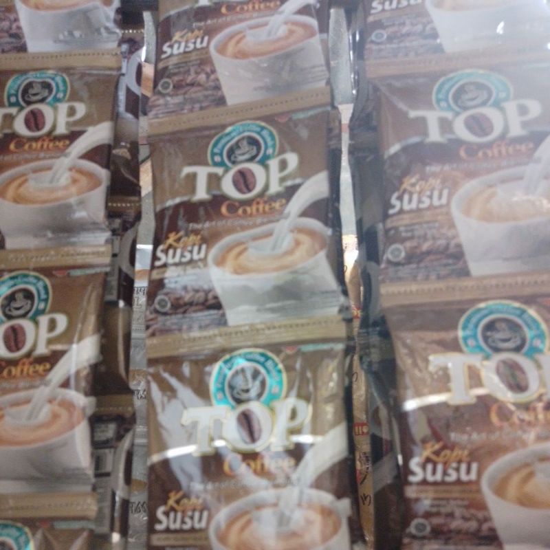 

top kopi susu renceng. 1 renceng isi 12