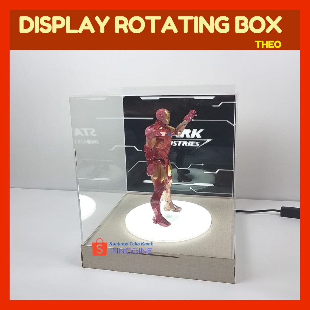 Stand Display Putar Elektrik Stand Display Rotate Display Putar Rak Display Putar Meja Putar Meja Di