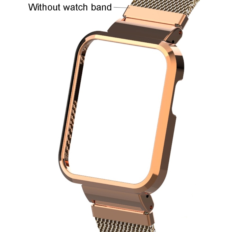 Cre Fit Casing Smartwatch Mi Watch Lite / Redmi Watch 1 18mm Frame Metal Tahan Banting