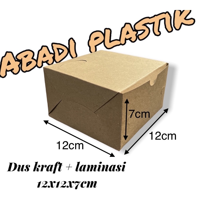 

DUS KUE / DUS SNACK / DUS COKLAT / DUS KRAFT UKR 12x12 ISI 100PCS