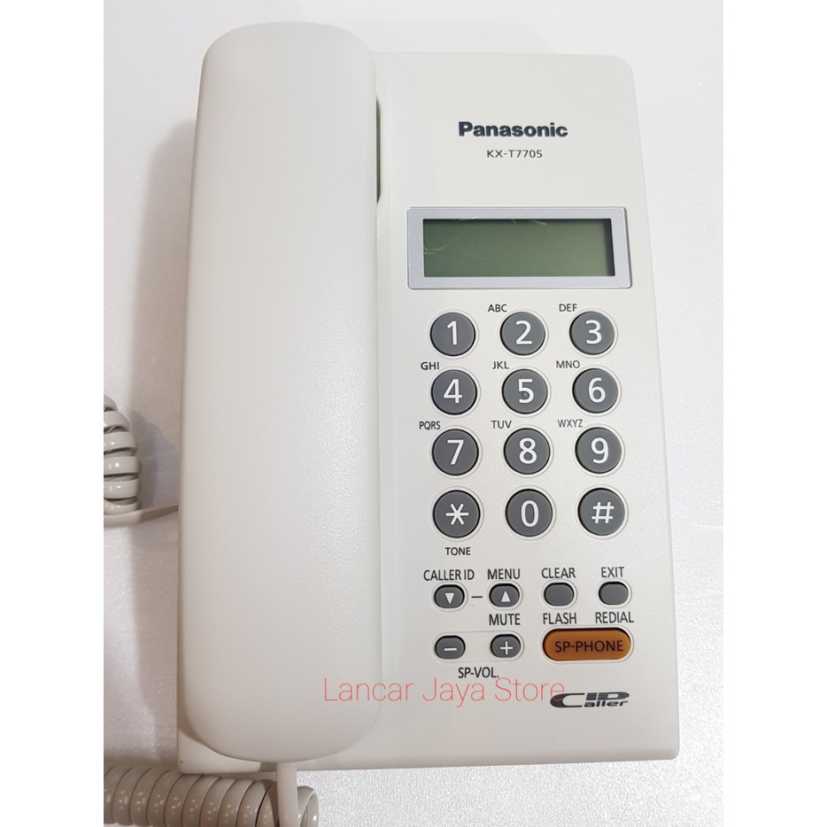 Pesawat Telepon Kabel Panasonic KX-T7705 Putih